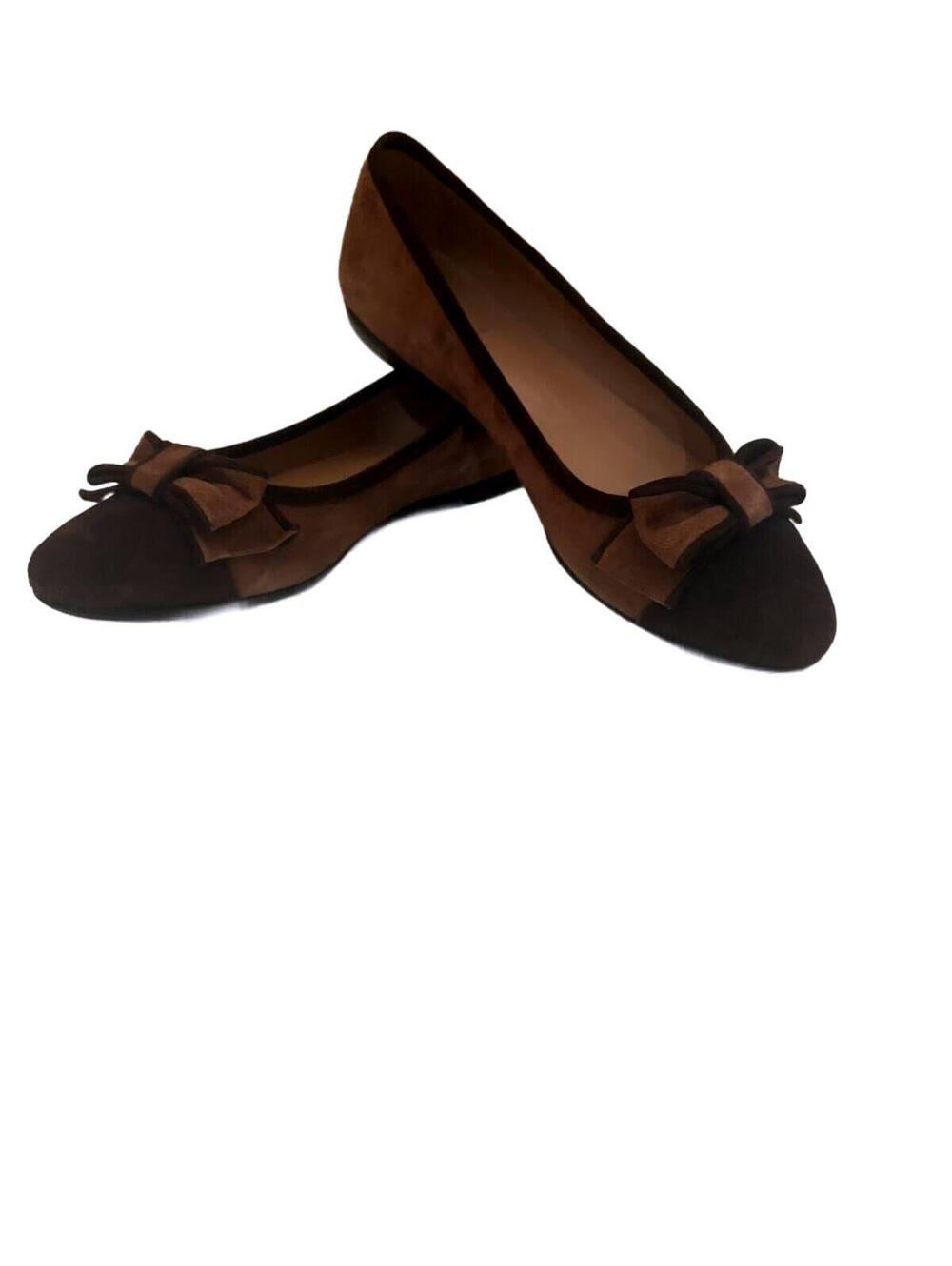 Vintage Carel Paris brown suede ballet flat 36 1/2